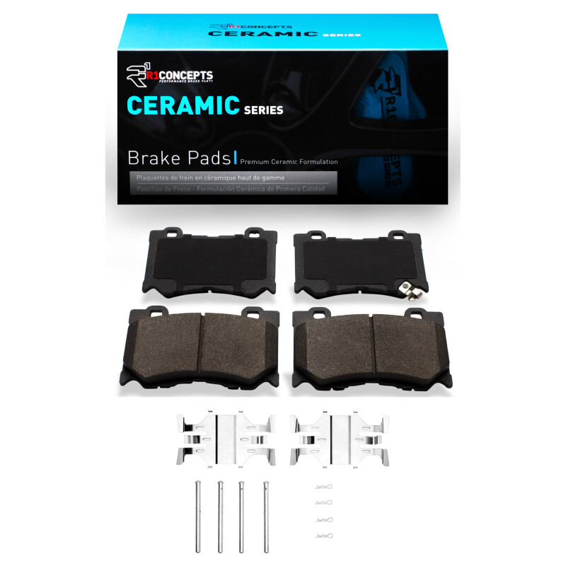 Infiniti M37 Brake Pads - Front - R1 Concepts - Ceramic - `08-`25
